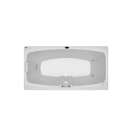 Banheira Mysia G1 165X83 3JT com motor P2 Branca Jacuzzi