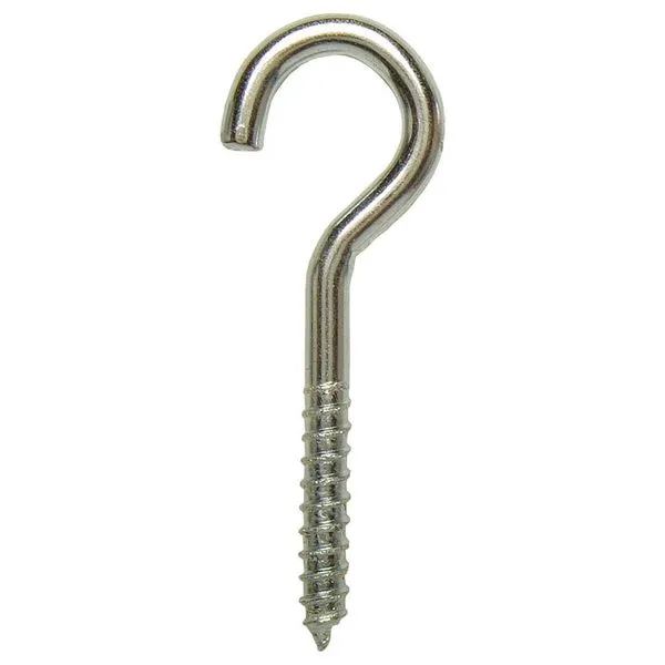Gancho Zincado 3.4 Mm X 60mm 5 Peças Fixtil