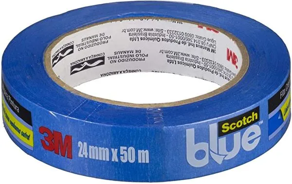 Fita Crepe Profissional 24mmx50m Azul 3M Scotch®