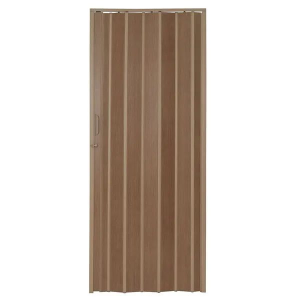 Porta Sanfonada Em Pvc Castanho Com Trinco 210X72CM Castanho BCF
