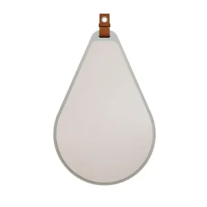 Espelheira para Banheiro Gota MDF 50x1,5x76cm Pistache Mgm Móveis