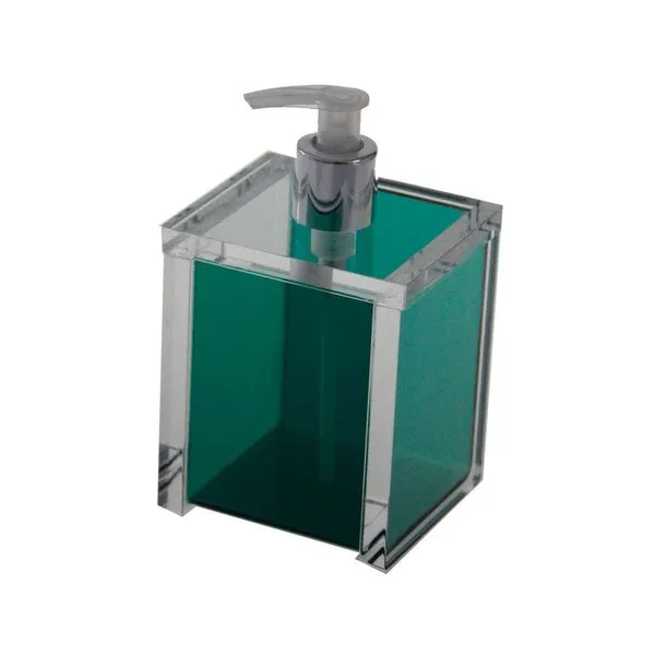 Porta sabonete líquido quadrado verde Formacril