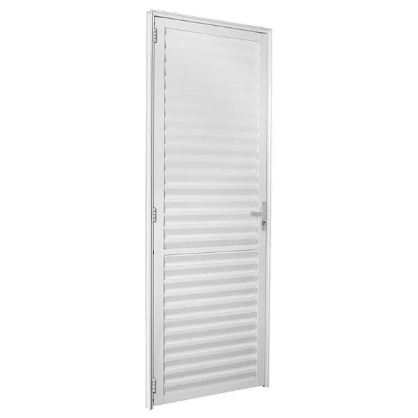 Porta Palheta Semi Ventilada Esquerda 210x90 Branco Ecosul Esquadrisul