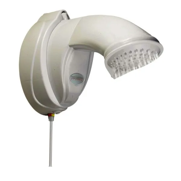 Chuveiro eletrônico 220V 7700W ND com turbo branco Thermosystem