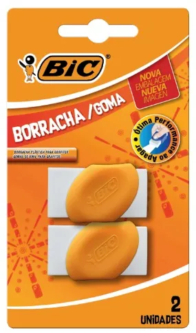 Borracha Branca 24x2 (2 Unidades) Bic