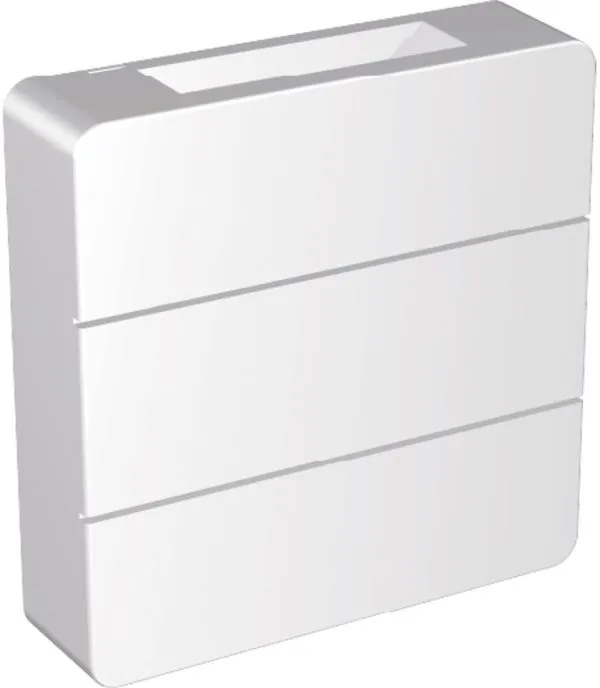 Arandela LED Clean Quadrada 6W 3000K Abs Blumenau Branco Bivolt