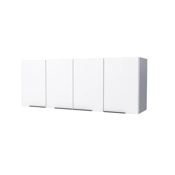 Armário Aéreo para Cozinha Cisne 145x37x56cm MDP/MDF Cozimax Armário Aéreo para Cozinha Cisne 145x37x56cm MDP/MDF Branco