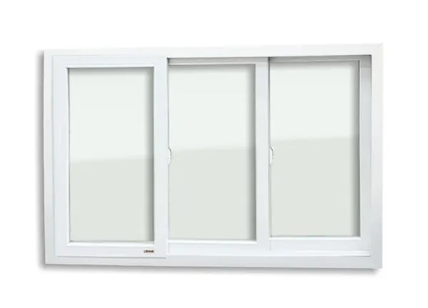 Janela PVC 3 Folhas Móveis Redução Acústica - 100x240