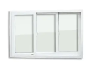 Janela PVC 3 Folhas Móveis Redução Acústica - 100x240