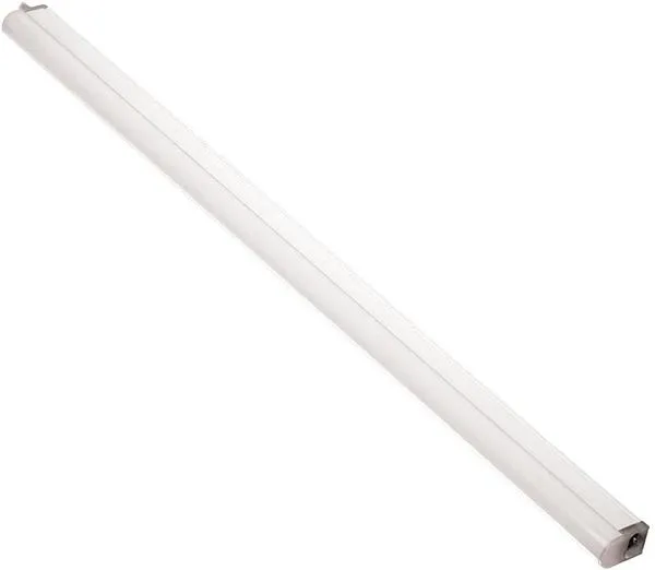 Luminária De Sobrepor Led Kian Linear T5 Com Interruptor Alt: 118cm Comp.: 3,35cm Larg: 2,35cm 18w 6000k Branca.