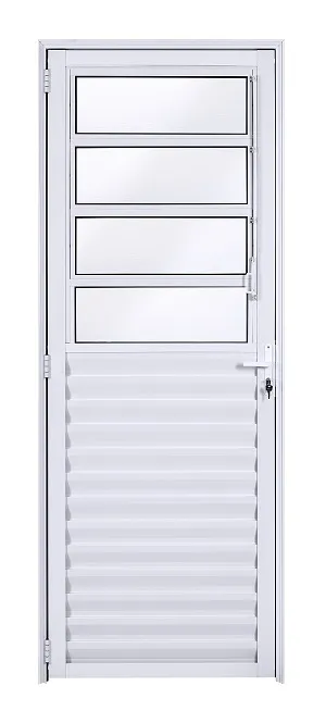 Porta Basculante Direita Vmb 210x80 Branco Fortsul Esquadrisul