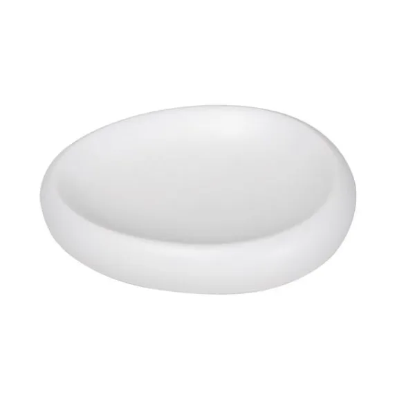 Saboneteira para Bancada de Banheiro Branca Organic Curvy Coisas e Coisinhas