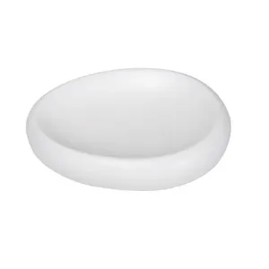 Saboneteira para Bancada de Banheiro Branca Organic Curvy Coisas e Coisinhas