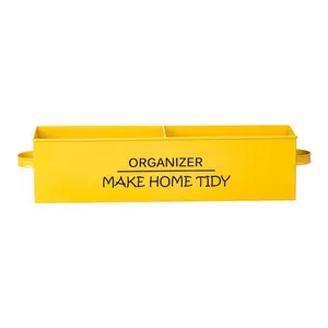 Organizador Com 2 Compart. Mostarda Coisas Coisinhas