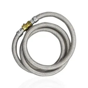 Ligacao flexivel aluminio 200cm 1/2" npt macho x femea