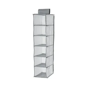 Sapateira Dobrável Com 6 Divisórias My Closet Branca Ordene Sapateira Dobrável - 6 Divisórias Branco OR61108