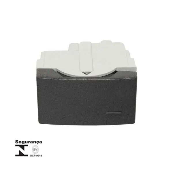 Módulo para interruptor paralelo Modena Prime 10A 250V grafite Schneider