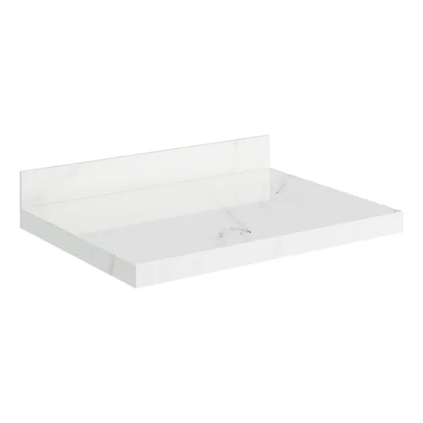 Prateleira Porcelanato Veneza 60Cm Branca Darabas