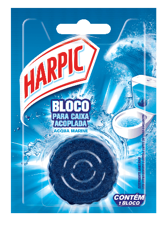 Bloco Sanitário Caixa Acoplada Marine 50g Harpic