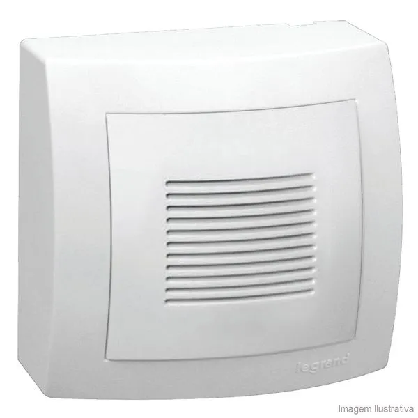 Campainha Cigarra 127V sistema X branco sistema X Pial
