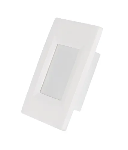 Luminária LED de embutir 12x8cm 2W 6500K Branco Blumenau