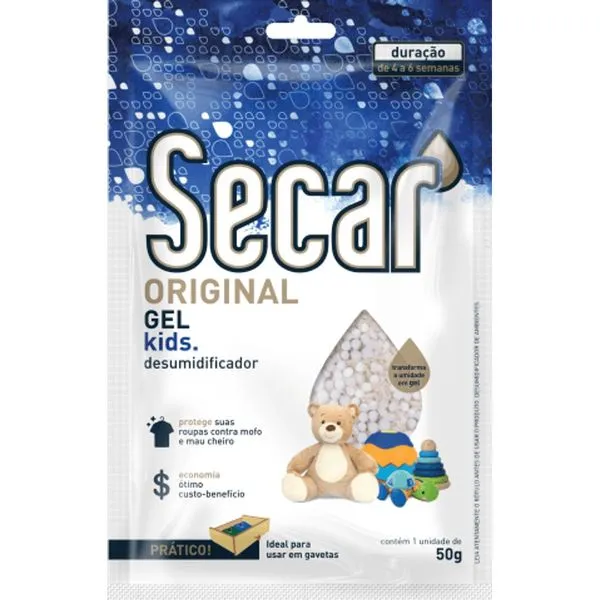 Desumidificador 50g Gel Kids Secar