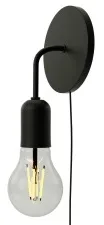 Arandela Edison Preto 1xe27 (Soquete) 127/220v (40w) Orluce