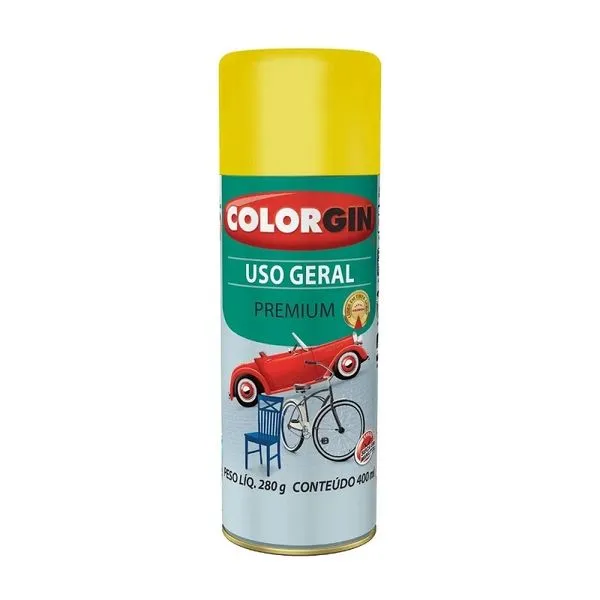Tinta spray am.400ml uso geral colorgin