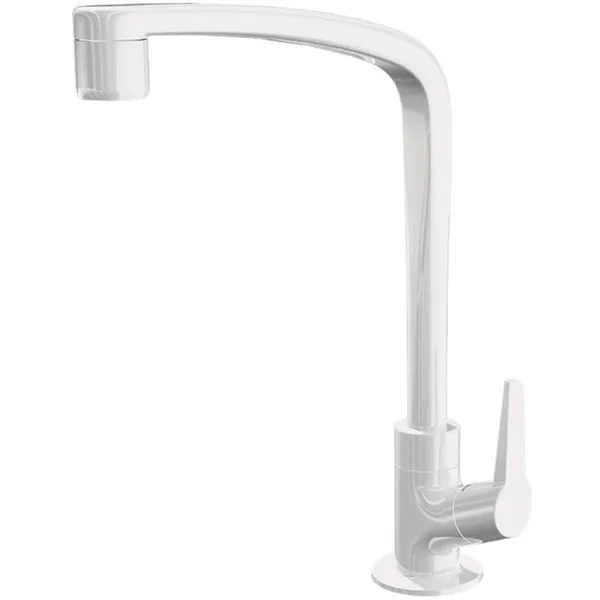 Torneira De Mesa Para Cozinha Flatt Branca 1167 F71 - 7111072 - Lorenzetti