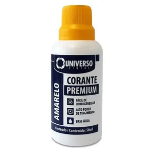 Corante Líquido Amarelo 50ml Universo Tintas