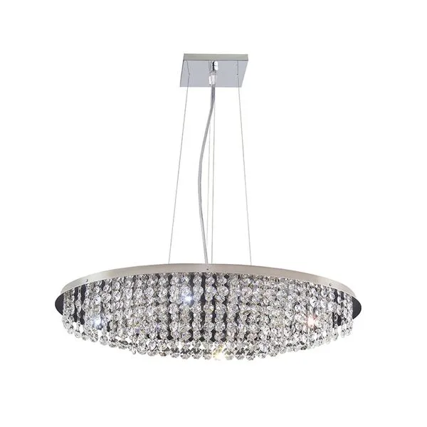 Pendente Italia Oval 10 Luzes G9 LLumm Bronzearte