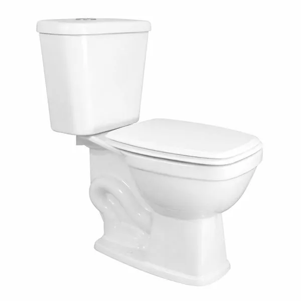 Kit Vaso Sanitário com Caixa Acoplada 3/6L e Assento Colmar Branco Alterna Kit Vaso Sanitario Solucao Completa 3/6L Colmar Branco Alterna