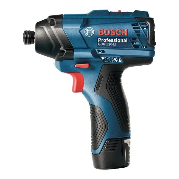Chave de Impacto Bosch GDR 120-LI 12V com 2 Baterias e Maleta Chave De Impacto Bosch GDR 120-LI, 12V, 2 Baterias E Maleta Bosch