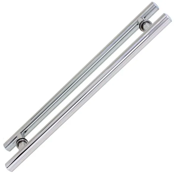 Puxador Barra Redonda Eco Inox Polido Geris Puxador Barra Redonda Eco 50cm Aço Inox Polido
