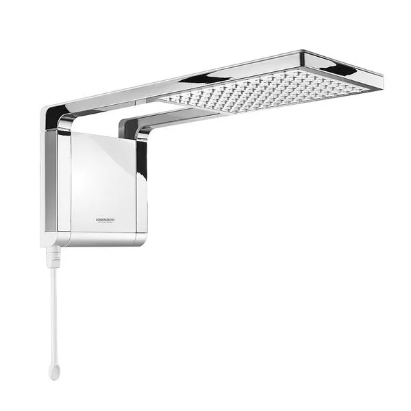 Ducha Eletrônica Acqua Storm Branca Com Cromada 55000w 1270v Lorenzetti