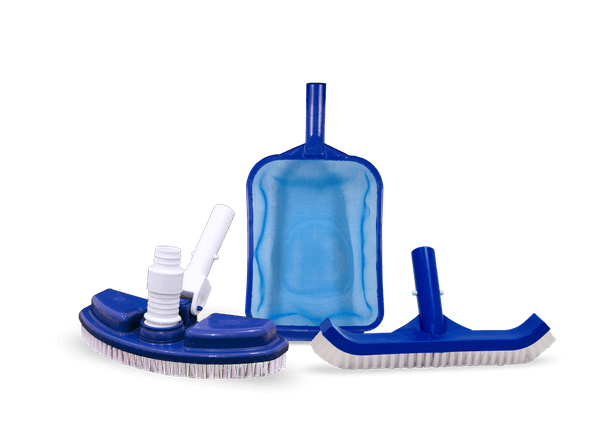 Kit De Acessórios De Limpeza Para Piscina Linha Mini Home Brustec