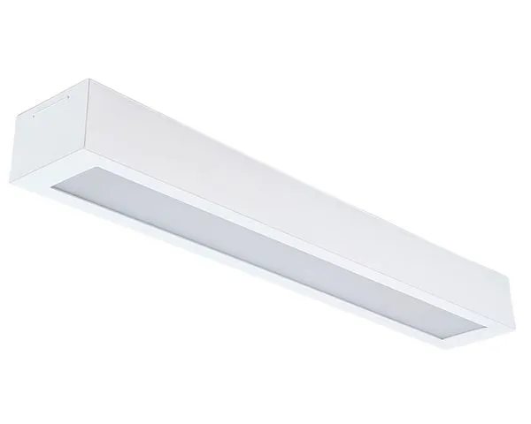 Luminária Sobre Led 36w 125x10 Retangular 6500k Bivolt Branco Londres Tualux