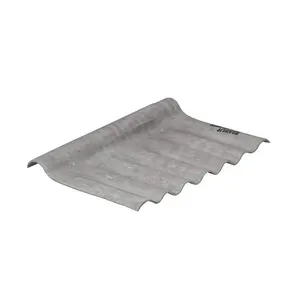 Telha cumeeria fibrotex de fibrocimento 51,1x31,5cm 4mm Articulada inferior cinza Brasilit