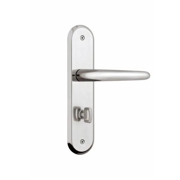 Fechadura de banheiro de aço zamac cromado Fit MZ570N 40mm Papaiz