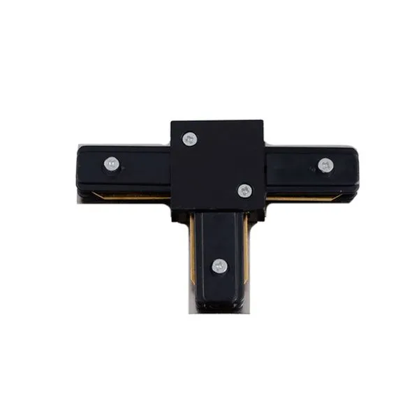 Conector em T para trilho eletrificado preto Quality