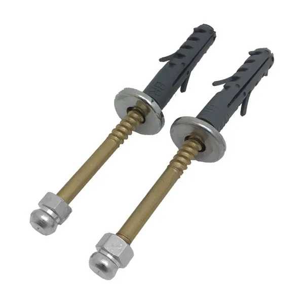Parafuso para louça sanitária B12 90mm latão Bognar