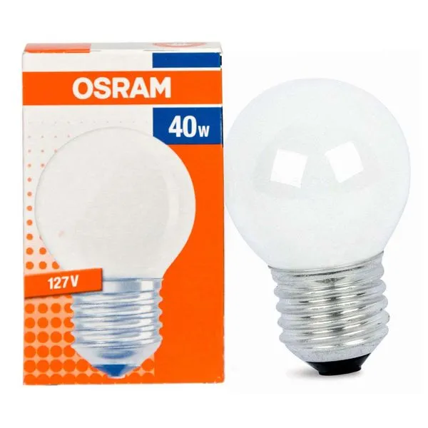 Lâmpada incandescente 127V 40W Bolinha 5108 Osram