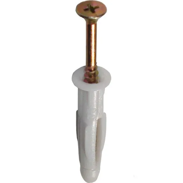 Parafuso phillips 5,0x60mm para aglomerado com bucha para oco e drywall POC/08 Fixtil