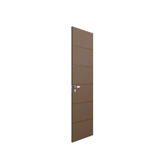Folha Porta Bella Solida Mdp Ipê Acabada 210x70 Vert