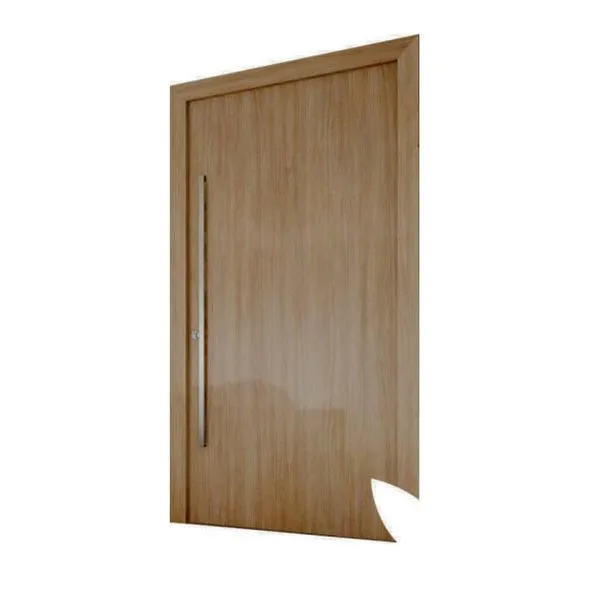 Folha de porta de madeira 210x92cm Montante noce arezzo Randa