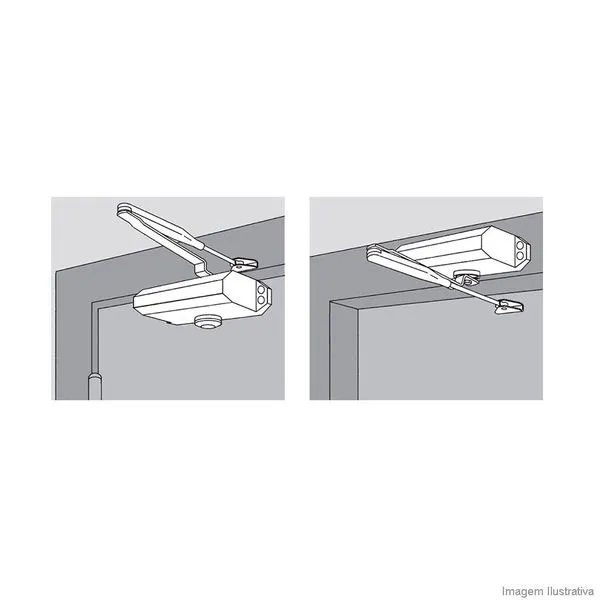 Mola hidráulica aérea TS-Compakt branca Dorma