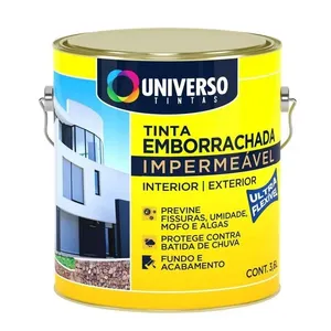 Tinta Emborrachada Externa Cinza Elefante Fosco 3,6l Universo Tintas