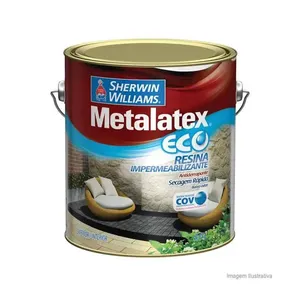 Resina Sherwin Williams Metalatex Eco Incolor 3,6 Litros