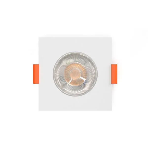 Easy Led Quadrado Branco 3W 3000K 7,5X7,5Cm Bronzearte Llumm