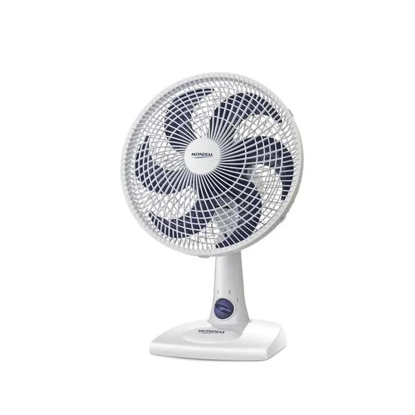 Ventilador de mesa 30cm azul e branco 220V Mondial
